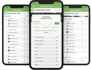 Junior Golf Hub Athlete College Search