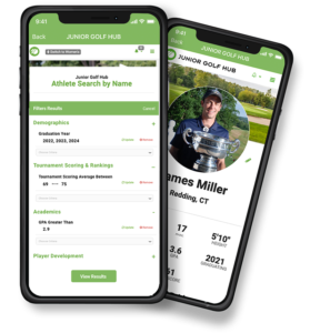 Junior Golf Hub College Golf Coach Athlete Search