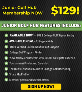 Junior Golf Hub Membership Benefits