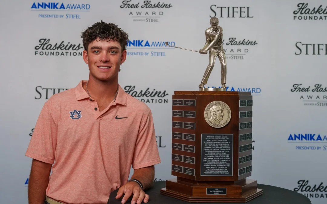 Auburn Golf Star Jackson Koivun Clinches Second Fred Haskins Award